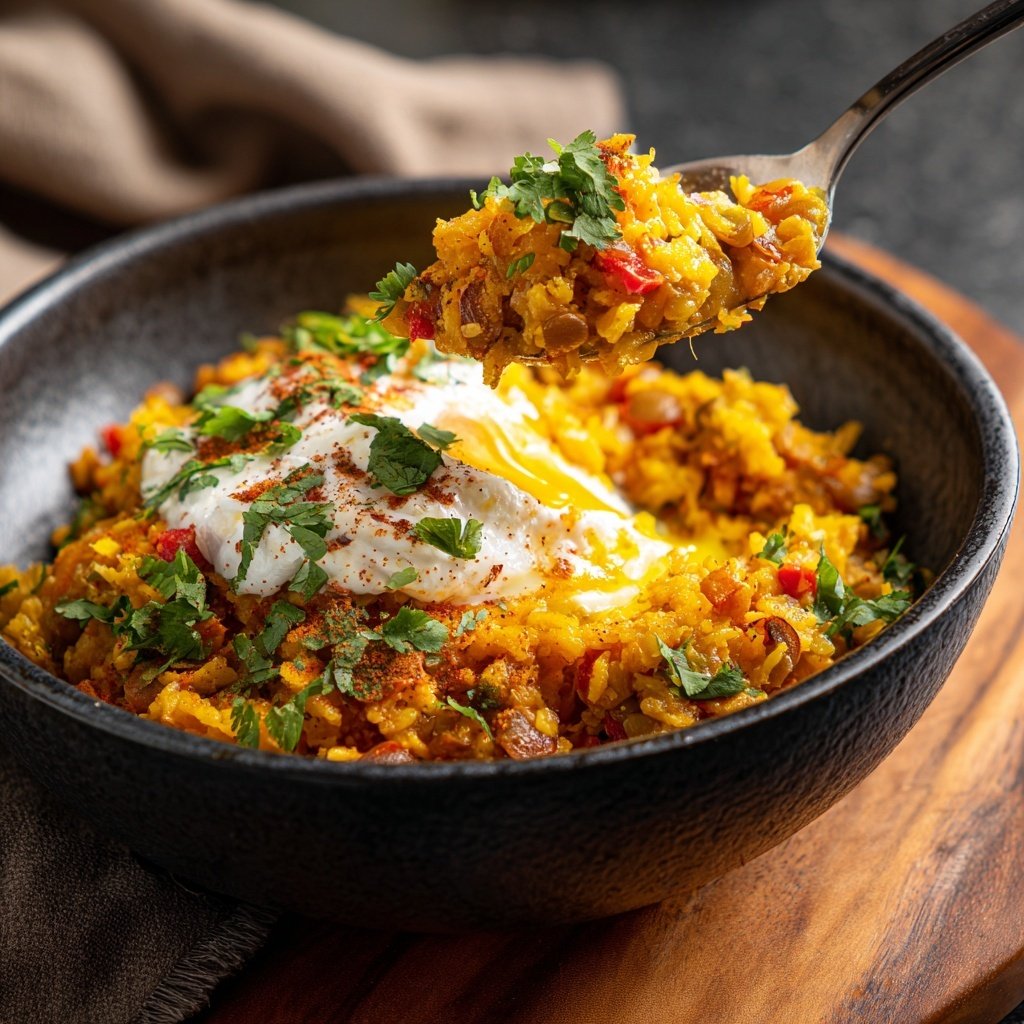Jamaican Spiced Lentil Rice Bowl