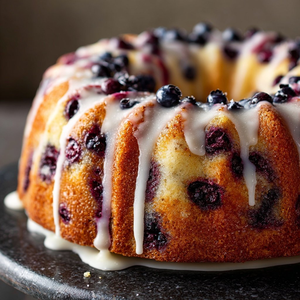 Lemon Blueberry Bundt Cake