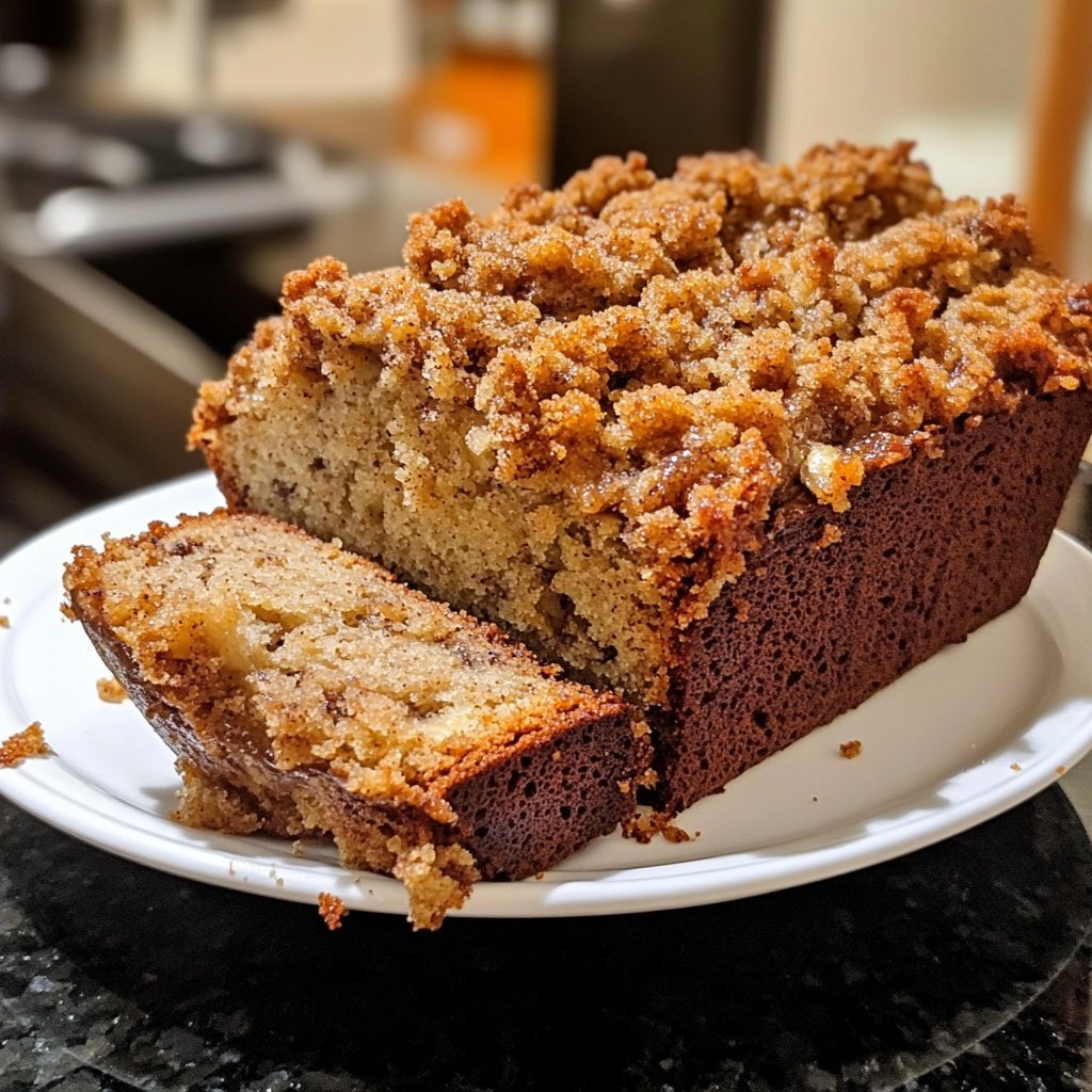 Banana Bread with Brown Sugar Streusel Recipe