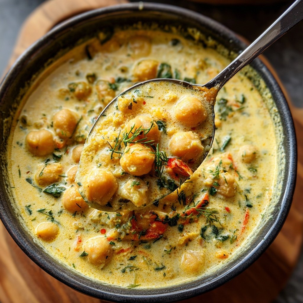 Creamy Lemon Chickpea Stew