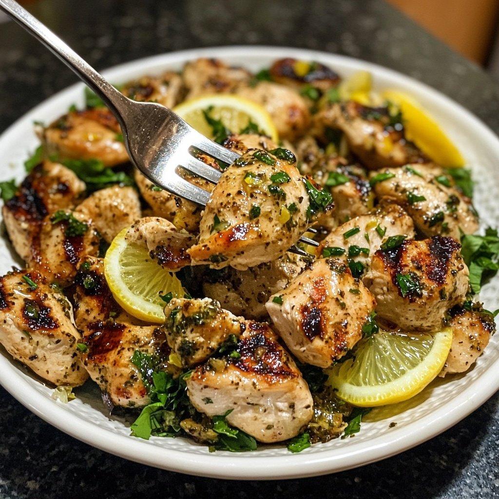 Grilled Lemon Herb Chicken Bowl