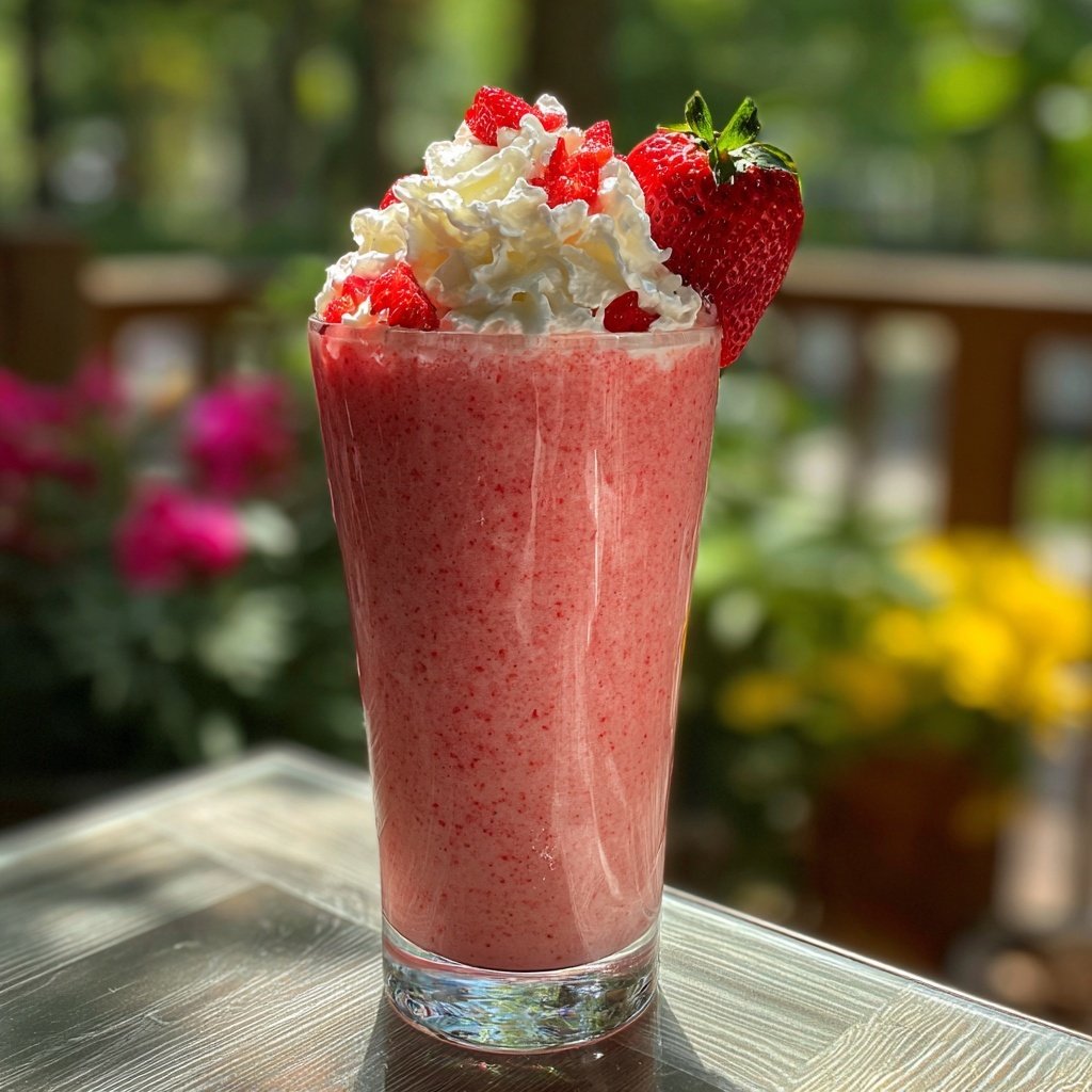 Strawberry Vanilla Protein Shake