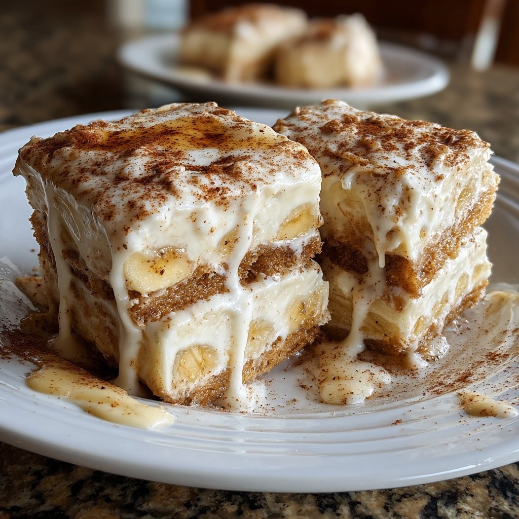 Banana Cinnamon Yogurt Squares