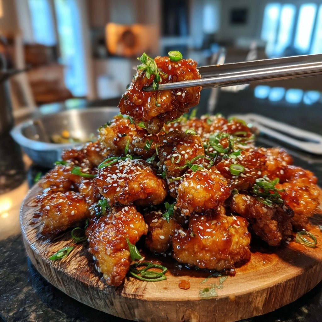 Healthy Chicken With Honey Garlic Glaze