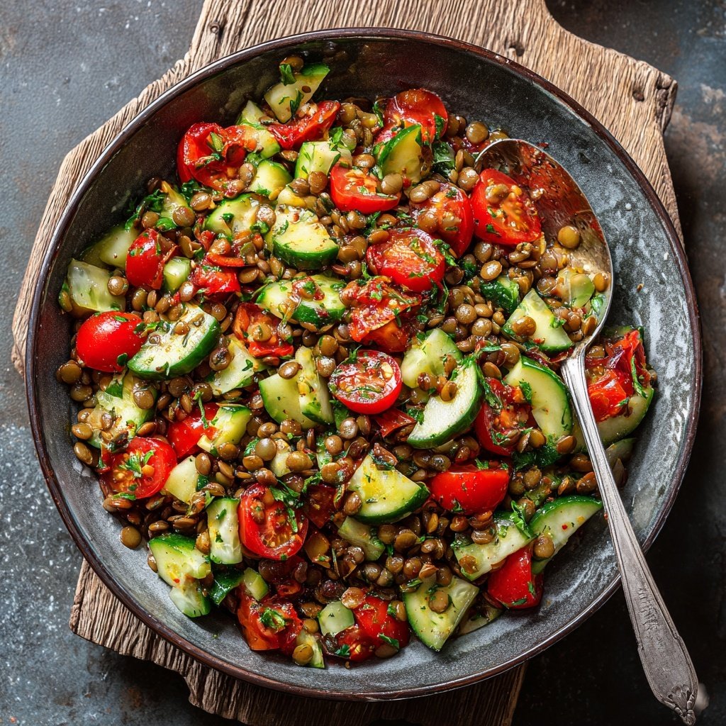 Mediterranean Lentil Salad