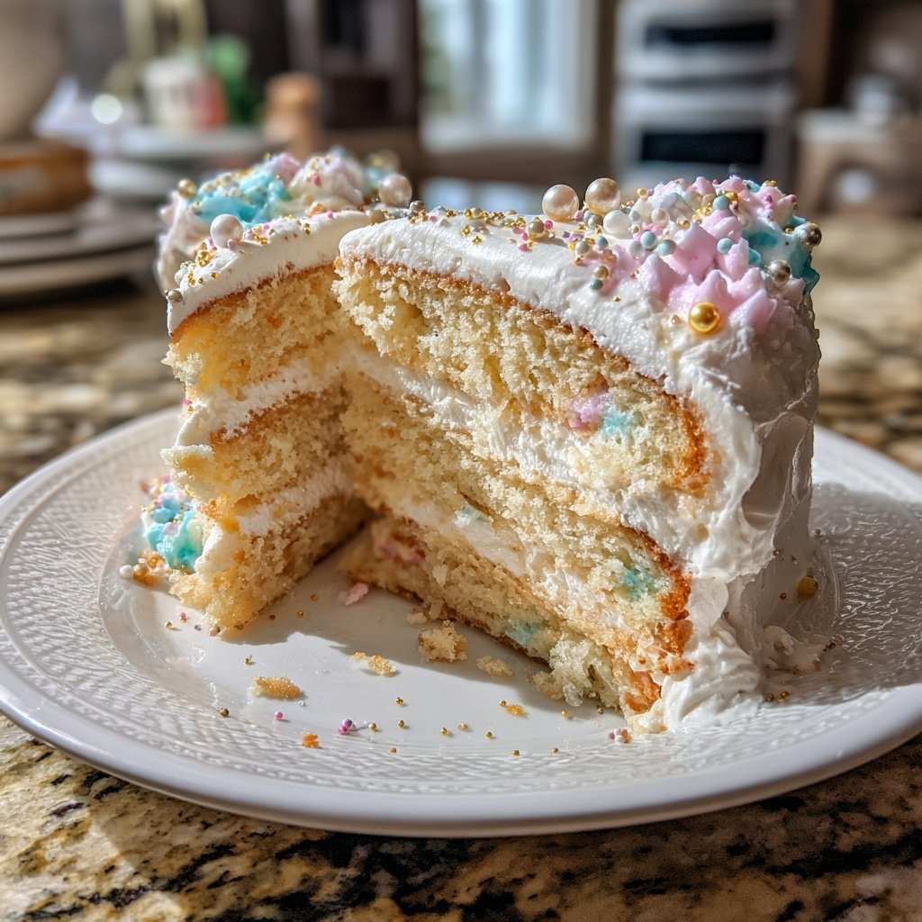 Soft Vanilla Pisces Celebration Cake